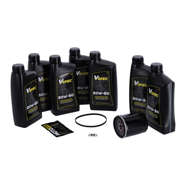 MCS, ''Big Oil'' service kit Full synthetic Black filter