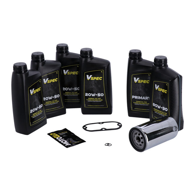 MCS, ''Big Oil'' service kit Full synthetic Chrome filter