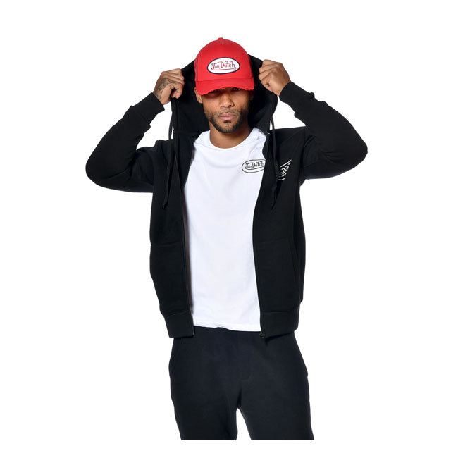 Von Dutch Logo zip hoodie