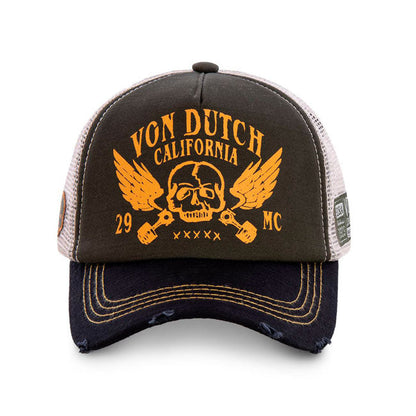 Von Dutch Crew cap black/orange