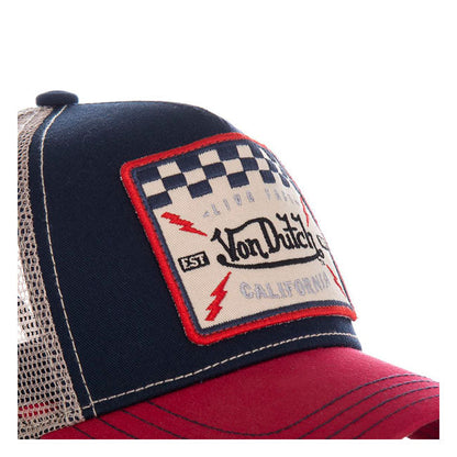 Von Dutch Square cap marine red