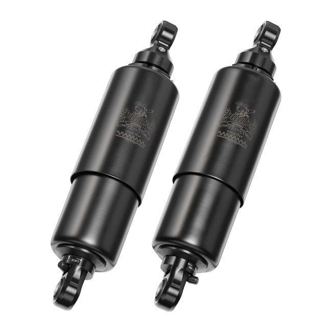 Bitubo, WME dual shock absorber set. Black SC. 306mm