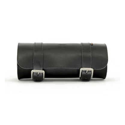 Longride, genuine leather tool roll 4L. Smooth black