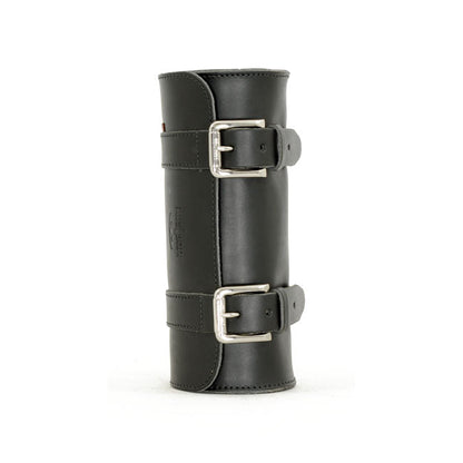 Longride, genuine leather tool roll 2L. Smooth black