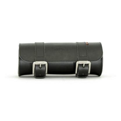 Longride, genuine leather tool roll 2L. Smooth black