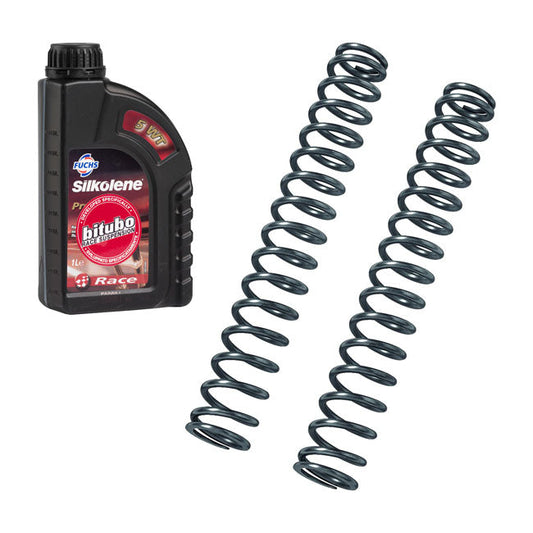 *2 WEEKS EXTRA TRANSIT TIME* Bitubo, fork spring kit Breakout. K=0.75 + 2 lt. oil