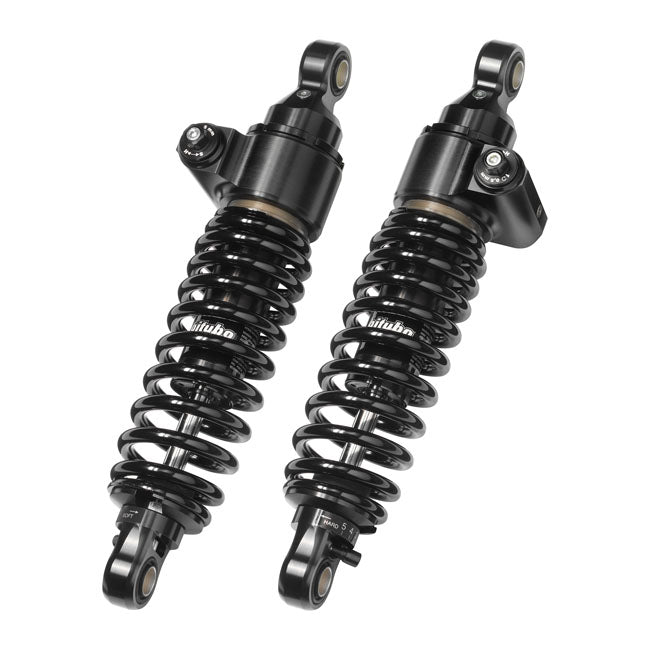 *2 WEEKS EXTRA TRANSIT TIME* Bitubo, WME dual shock absorber set. Black. 306mm