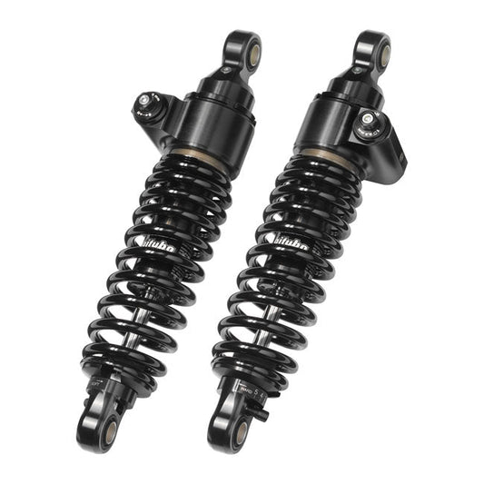 *2 WEEKS EXTRA TRANSIT TIME* Bitubo, WME dual shock absorber set. Black. 306mm