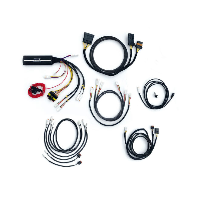 Kellermann, wiring harness for Dayron with turn signal