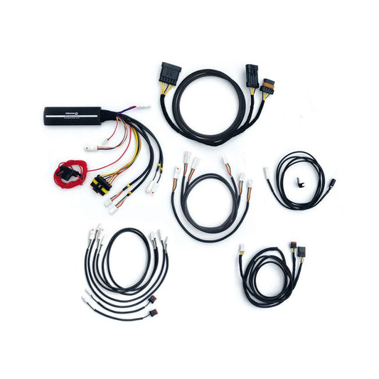 Kellermann, wiring harness for Dayron with turn signal