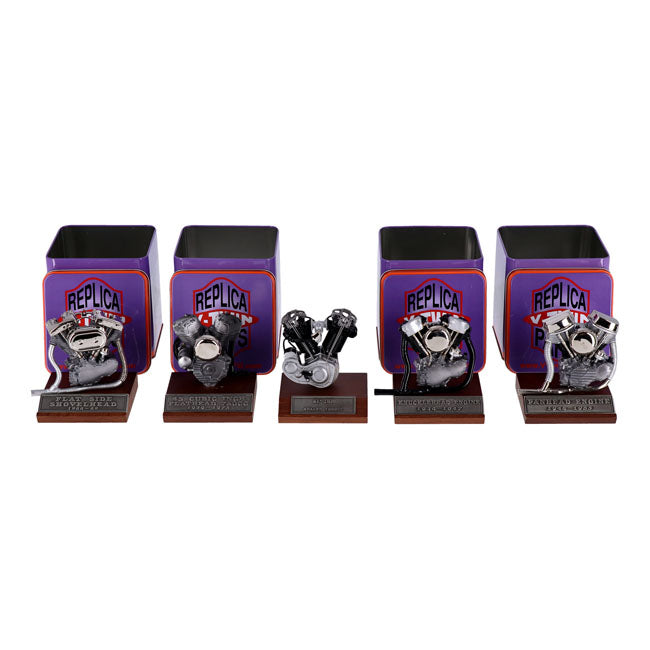 V-Twin Mfg, cast pewter motor model V-Twin engines