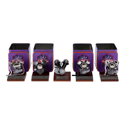 V-Twin Mfg, cast pewter motor model V-Twin engines