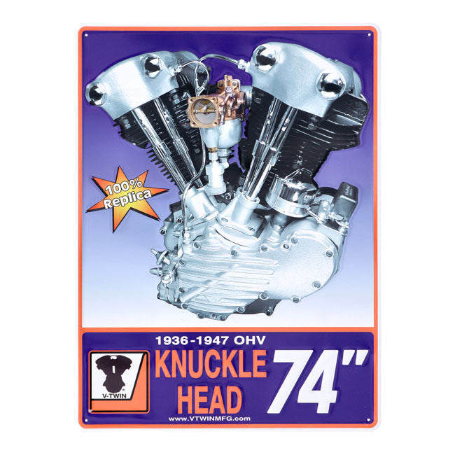 V-Twin Mfg, motor plaque V-Twin engine models