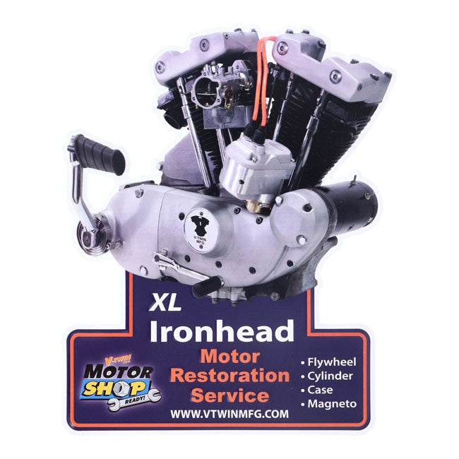 V-Twin Mfg, motor plaque V-Twin engine models