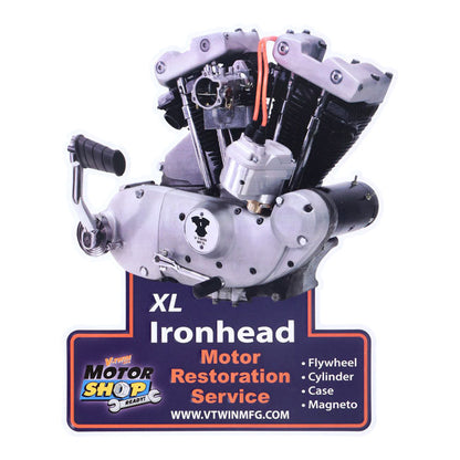 V-Twin Mfg, motor plaque V-Twin engine models