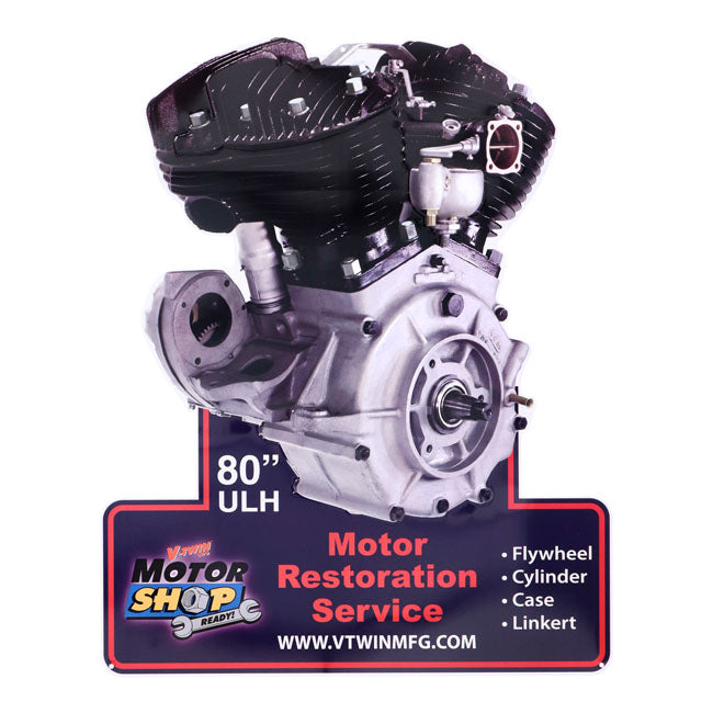 V-Twin Mfg, motor plaque V-Twin engine models