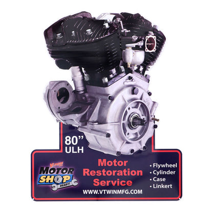 V-Twin Mfg, motor plaque V-Twin engine models