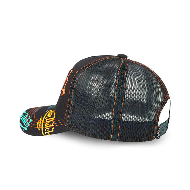 Von Dutch Logo Everywhere cap black/multicolour