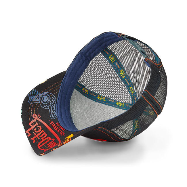 Von Dutch Logo Everywhere cap black/multicolour