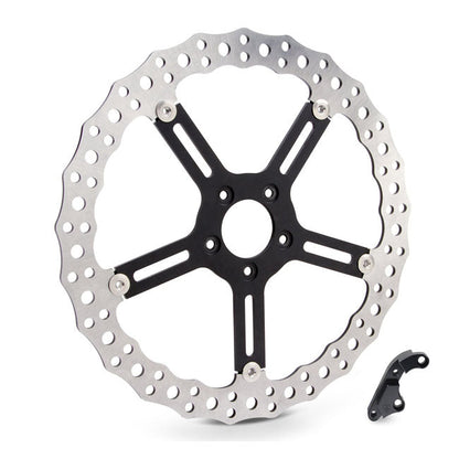 Arlen Ness, 15" Jagged front Big Brake rotor kit Left side