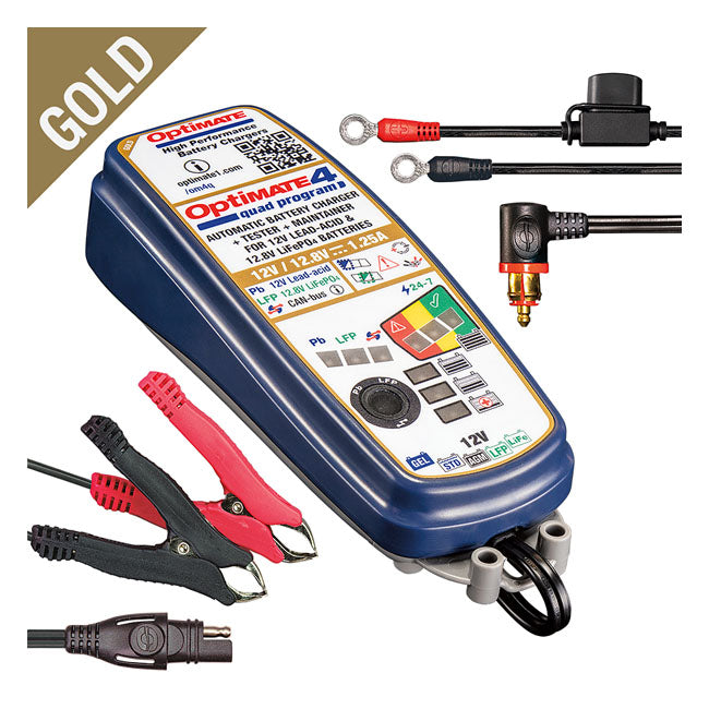 Tecmate, OptiMATE 4 Quad Program 12V battery charger