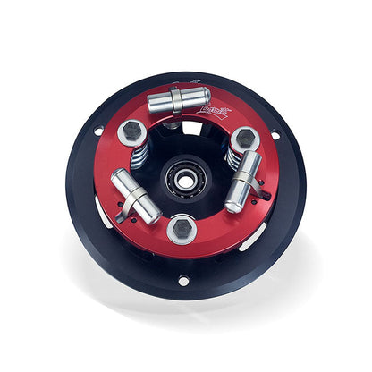 Barnett, lock-up pressure plate. Hydraulic operated