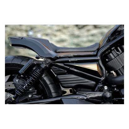 Killer Custom, V-Rod rear turn signal bracket. Black