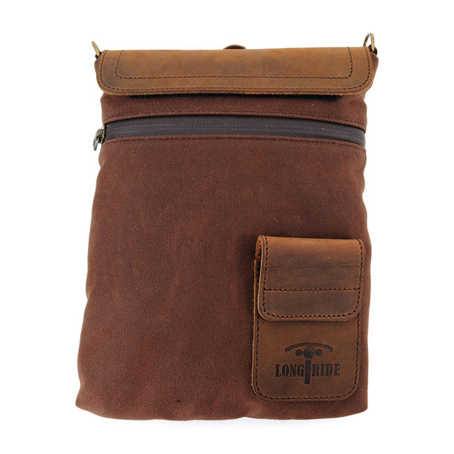 Longride, small Heritage waxed duffle/tank bag