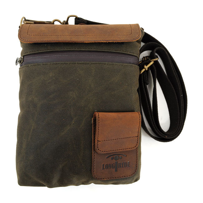 Longride, small Heritage waxed duffle/tank bag