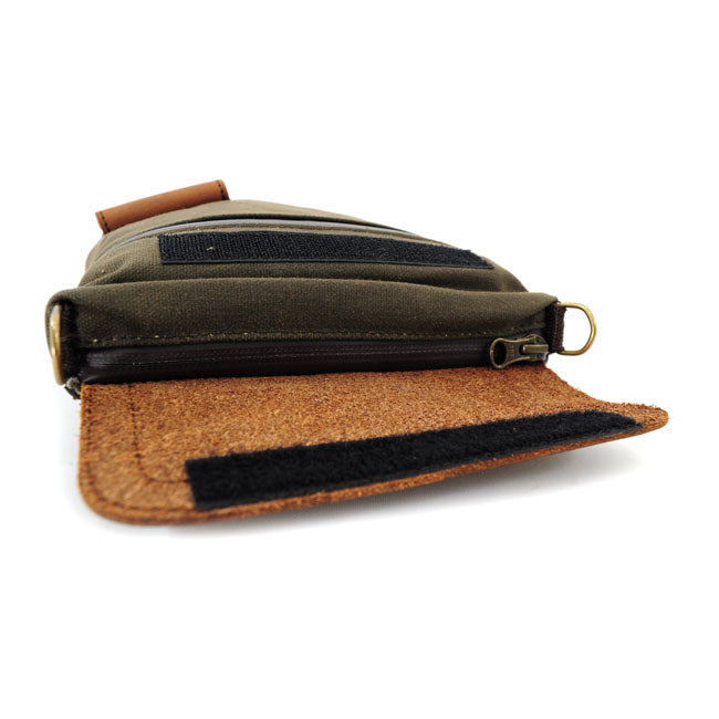 Longride, small Heritage waxed duffle/tank bag