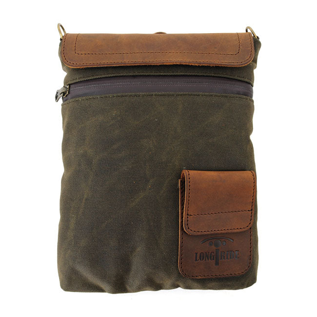 Longride, small Heritage waxed duffle/tank bag