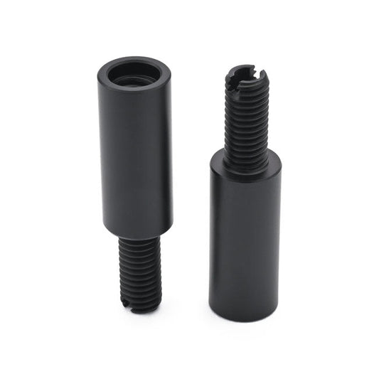 Daytona, 8mm turn signal extension set. Black