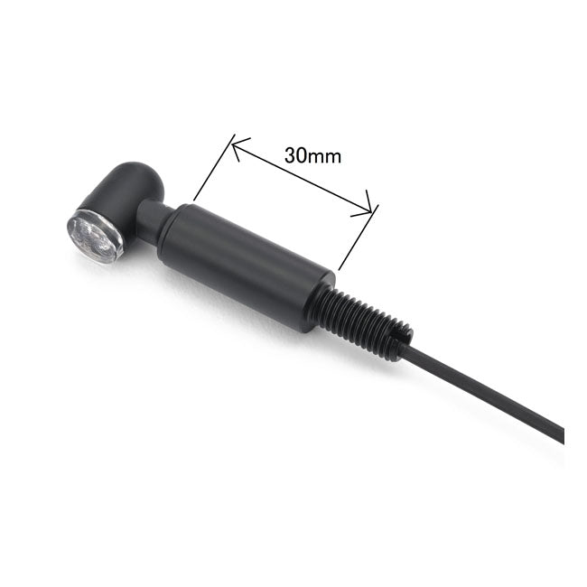 Daytona, 8mm turn signal extension set. Black
