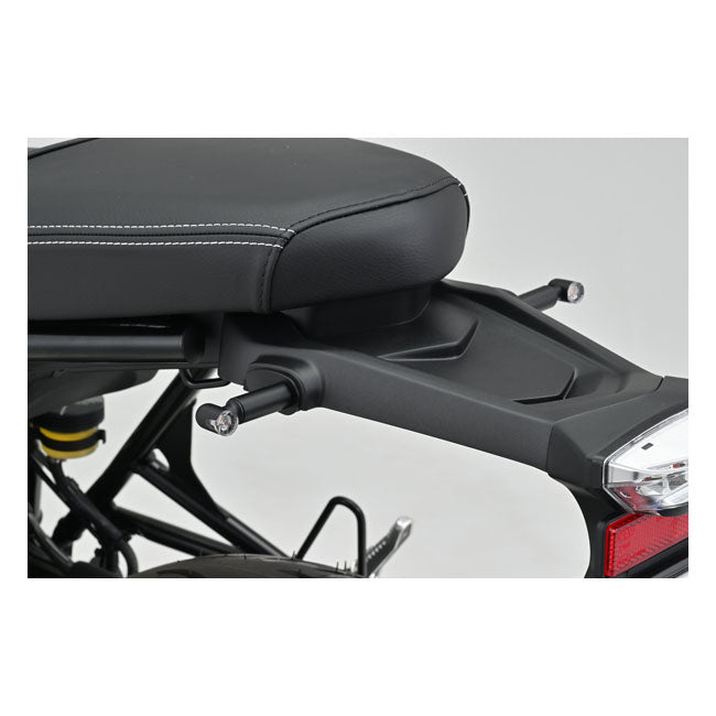 Daytona, 8mm turn signal extension set. Black