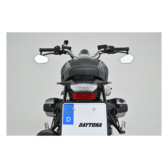 Daytona, 8mm turn signal extension set. Black
