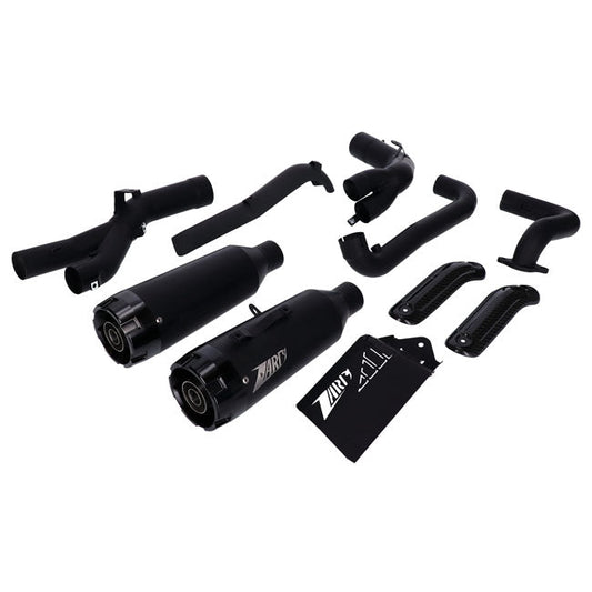 Zard, 2-1-2 Nightster 975 exhaust system. Black