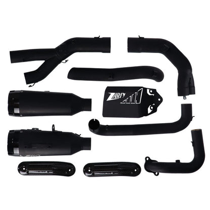 Zard, 2-1-2 Nightster 975 exhaust system. Black