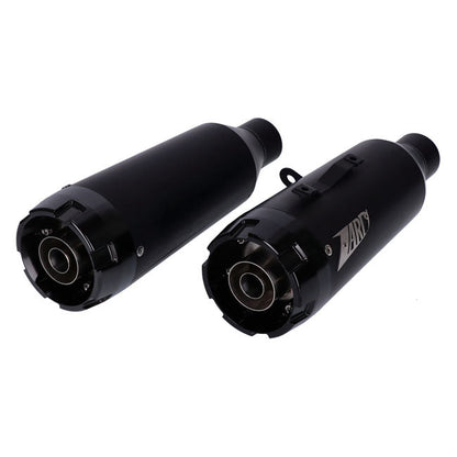 Zard, 2-1-2 Nightster 975 exhaust system. Black