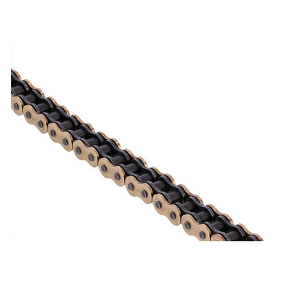 Tsubaki, 530 RQ2 X-ring chain. Gold. 100 links