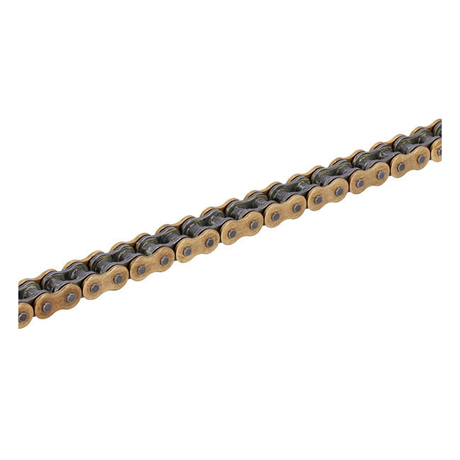 Tsubaki, 530 RQ2 X-ring chain. Gold. 118 links
