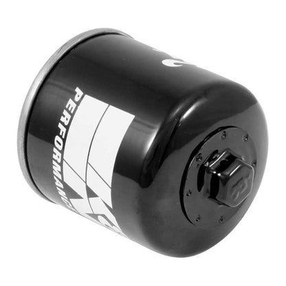 K&N, spin-on oil filter, with top nut