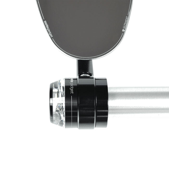 Motogadget, mo.view / turn signal in-bar adapter. Black