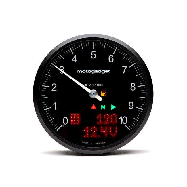 Motogadget, Chronoclassic 2 ''Tacho Face''. 10.000RPM. Black B