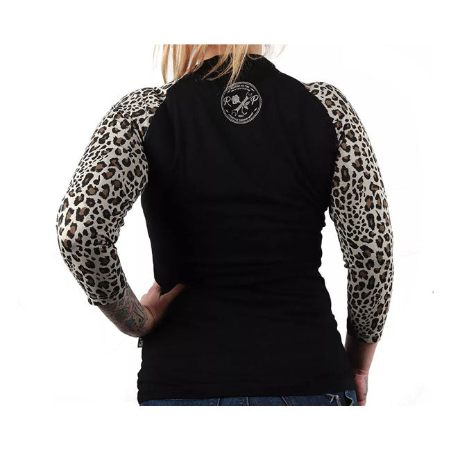 Rusty Pistons Nocatee female 3/4 sleeve black