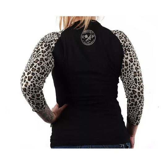 Rusty Pistons Nocatee female 3/4 sleeve black