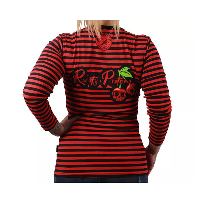 Rusty Pistons Mesa female 3/4 sleeve red/black