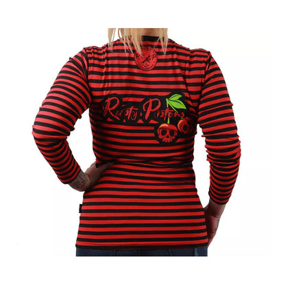 Rusty Pistons Mesa female 3/4 sleeve red/black