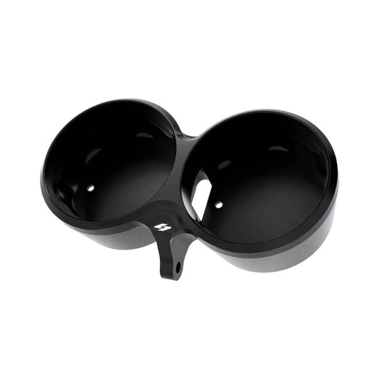 Kraus, Low Rider S Twin Gauge Bucket. Black