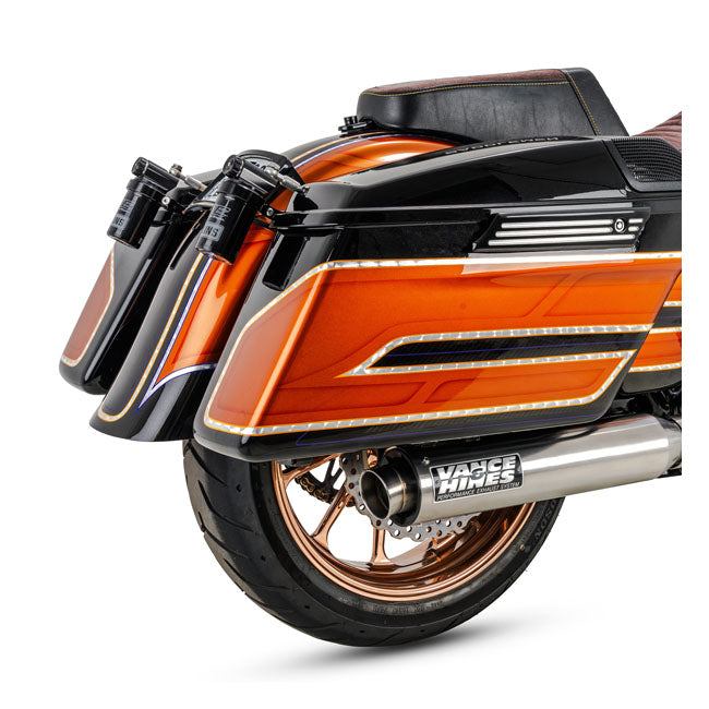 Vance & Hines, 2-1 Supersport exhaust system. Brushed