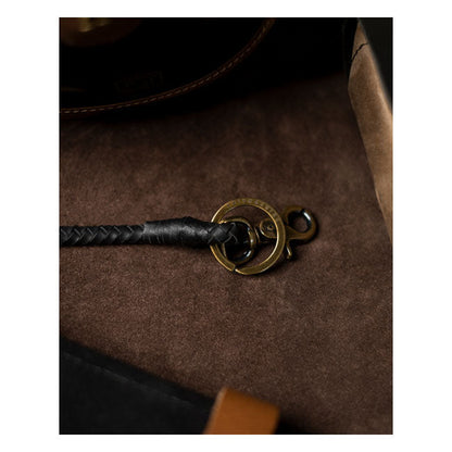 Trip Machine Braided key chain black